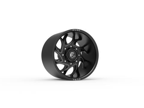 Fuel off road REAR RUNNER wheel 3d print model Modelo de Impressão 3D