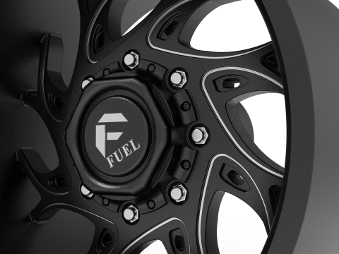 Fuel off road REAR RUNNER wheel 3d print model 3D Print Model
