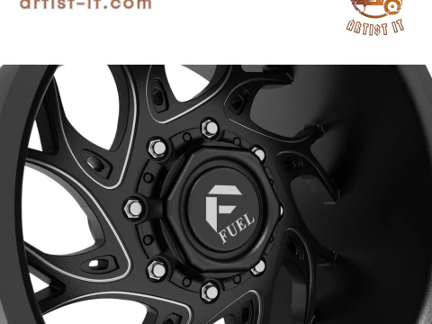 Fuel off road REAR RUNNER wheel 3d print model 3D Print Model