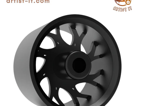 Fuel off road REAR RUNNER wheel 3d print model 3D Print Model