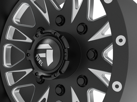 Fuel off road REAR THROTTLE wheel 3d print model Modelo de Impressão 3D