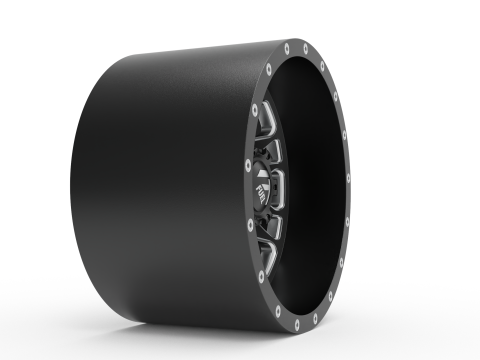 Fuel off road REAR THROTTLE wheel 3d print model Modelo de Impressão 3D