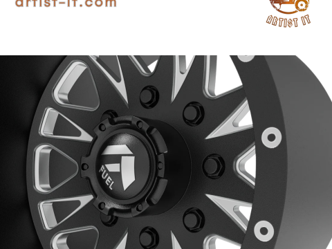 Fuel off road REAR THROTTLE wheel 3d print model 3D Print Model