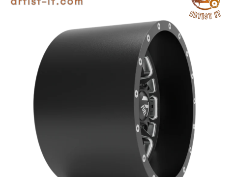 Fuel off road REAR THROTTLE wheel 3d print model 3D Print Model