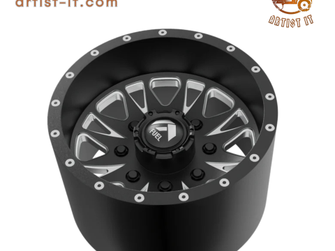 Fuel off road REAR THROTTLE wheel 3d print model 3D Print Model
