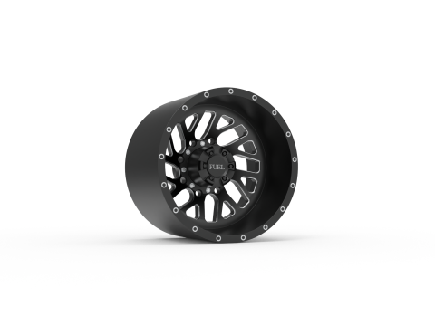 Fuel off road REAR TRITON wheel 3d print model Modelo de Impressão 3D