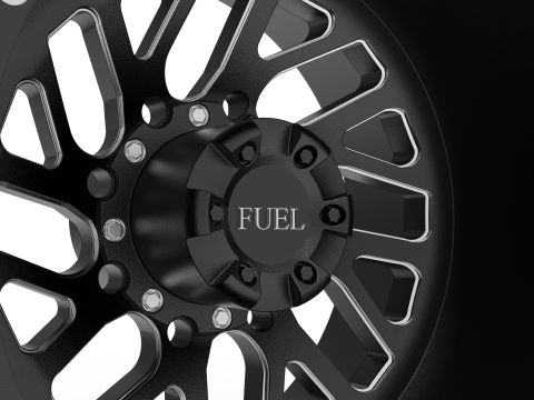 Fuel off road REAR TRITON wheel 3d print model Modelo de Impressão 3D