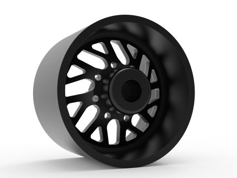 Fuel off road REAR TRITON wheel 3d print model Modelo de Impressão 3D