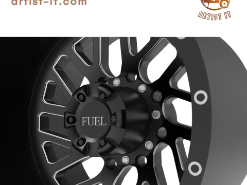 Fuel off road REAR TRITON wheel 3d print model 3D Print Model