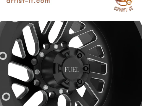 Fuel off road REAR TRITON wheel 3d print model 3D Print Model