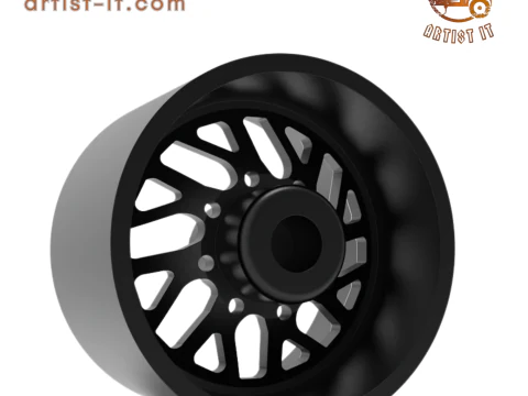 Fuel off road REAR TRITON wheel 3d print model 3D Print Model