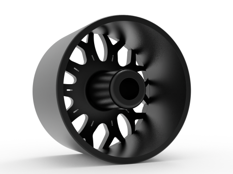 Fuel off road TWITCH wheel 3d print model Modelo de impresión 3D