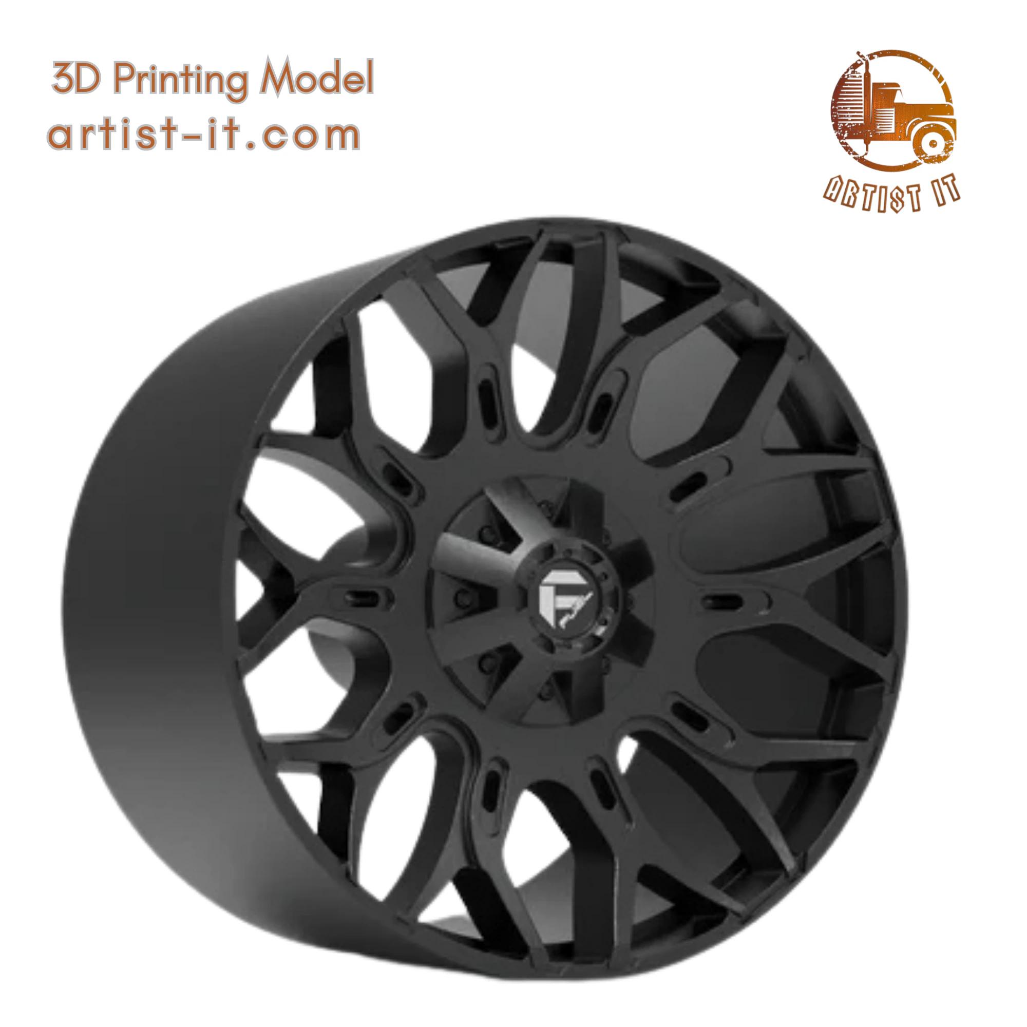 Fuel off road TWITCH wheel 3d print model 3D Print Model .c4d .max .obj .3ds .fbx .stl .blend 
