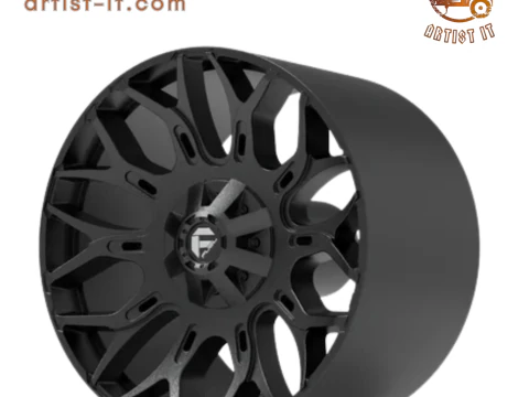 Fuel off road TWITCH wheel 3d print model 3D Print Model