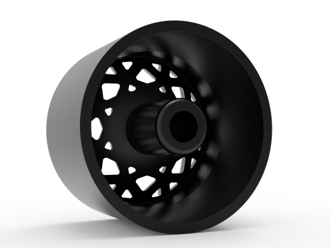 Fuel off road UNIT wheel 3d print model Model do druku 3D