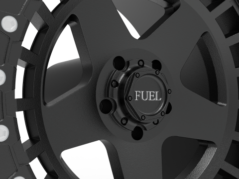 Fuel off road warp beadlock wheel 3d print model 3D 打印模型