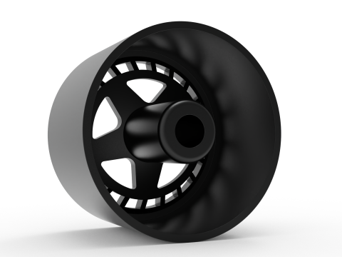 Fuel off road warp beadlock wheel 3d print model 3D 打印模型