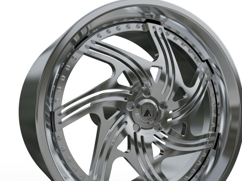 ASANTI AF 859 WHEEL Modelo de Impressão 3D