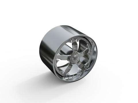 ASANTI AF114 WHEEL Model do druku 3D