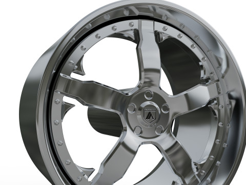 ASANTI AF114 WHEEL Model do druku 3D