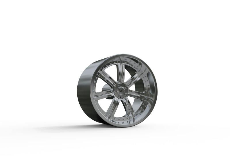 ASANTI AF126 WHEEL 3Dプリントモデル .c4d .max .obj .3ds .fbx .stl .blend 