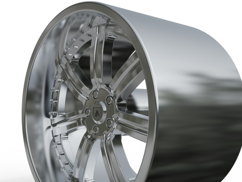 ASANTI AF126 WHEEL 3Dプリントモデル