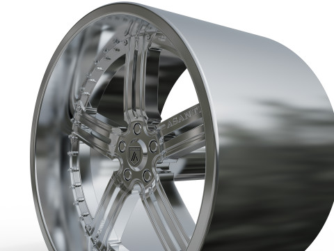 ASANTI AF135 WHEEL 3D-Druckmodell