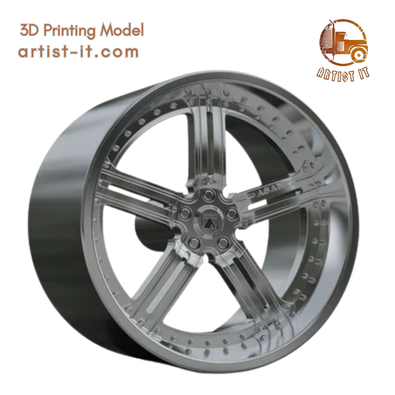 ASANTI AF135 WHEEL 3D Print Model .c4d .max .obj .3ds .fbx .stl .blend 