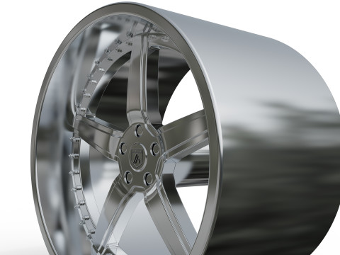 ASANTI AF157 WHEEL Model Cetak 3D