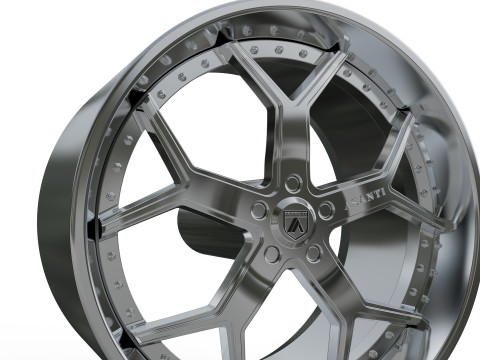 ASANTI AF164 WHEEL Modello di stampa 3D