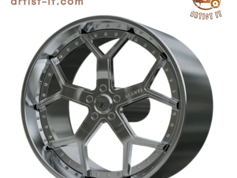 ASANTI AF164 WHEEL 3D Print Model