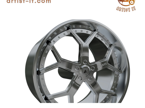 ASANTI AF164 WHEEL 3D Print Model