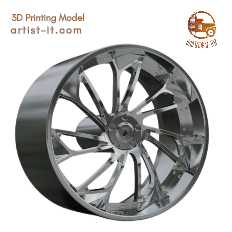 ASANTI AF179 WHEEL 3D Print Model .c4d .max .obj .3ds .fbx .stl .blend 