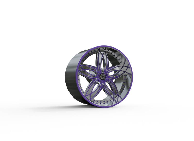 ASANTI AF186 WHEEL 3Dプリントモデル .c4d .max .obj .3ds .fbx .stl .blend 