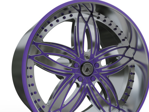 ASANTI AF186 WHEEL 3Dプリントモデル