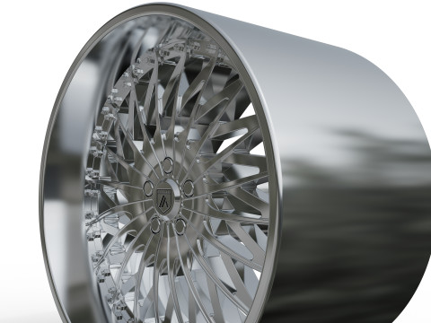 ASANTI AF828 WHEEL Modelo de Impressão 3D