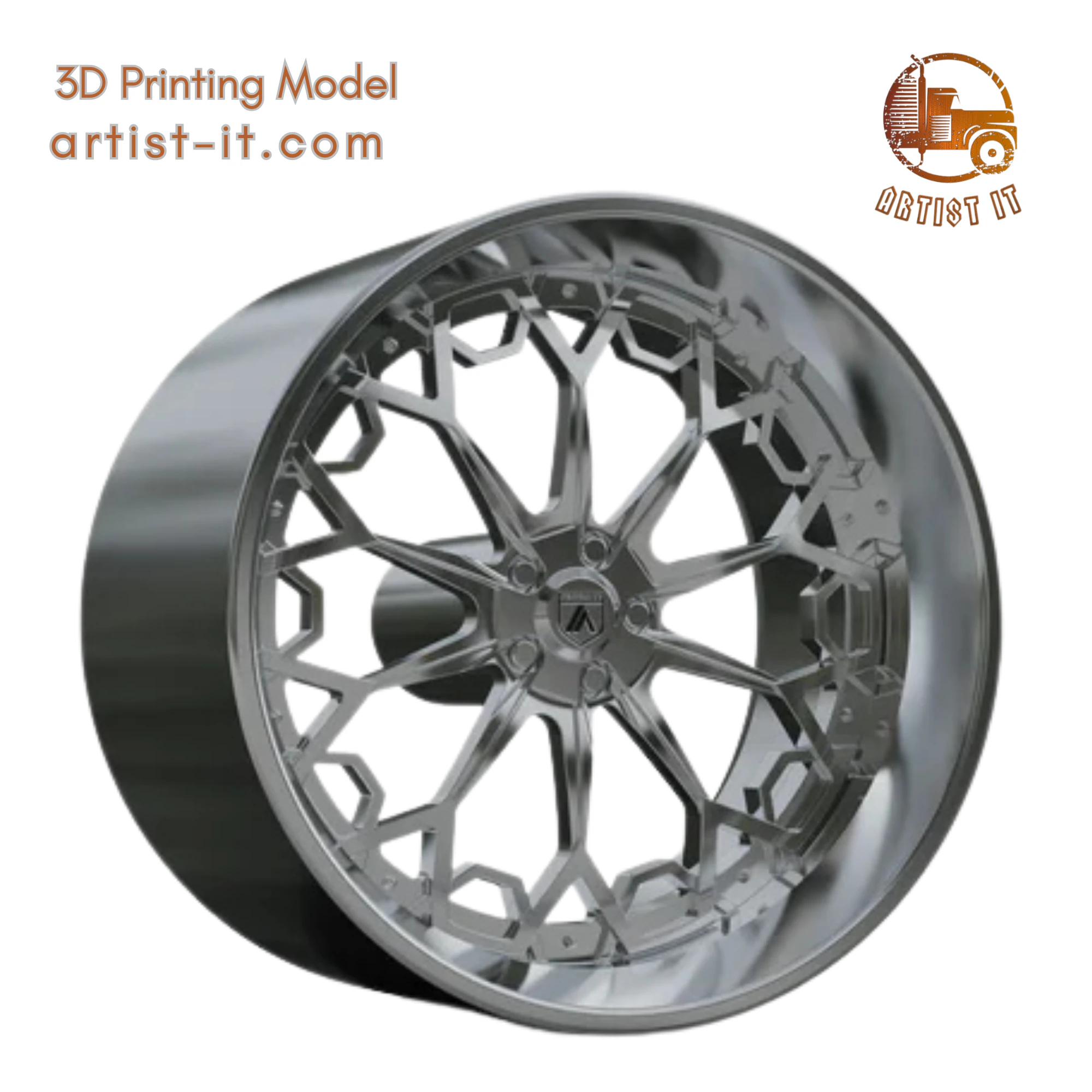 ASANTI AF829 WHEEL 3D Print Model .c4d .max .obj .3ds .fbx .stl .blend 