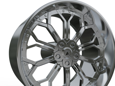 ASANTI AF834 WHEEL Model do druku 3D