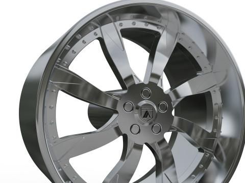 ASANTI AF841 WHEEL 3D-Druckmodell