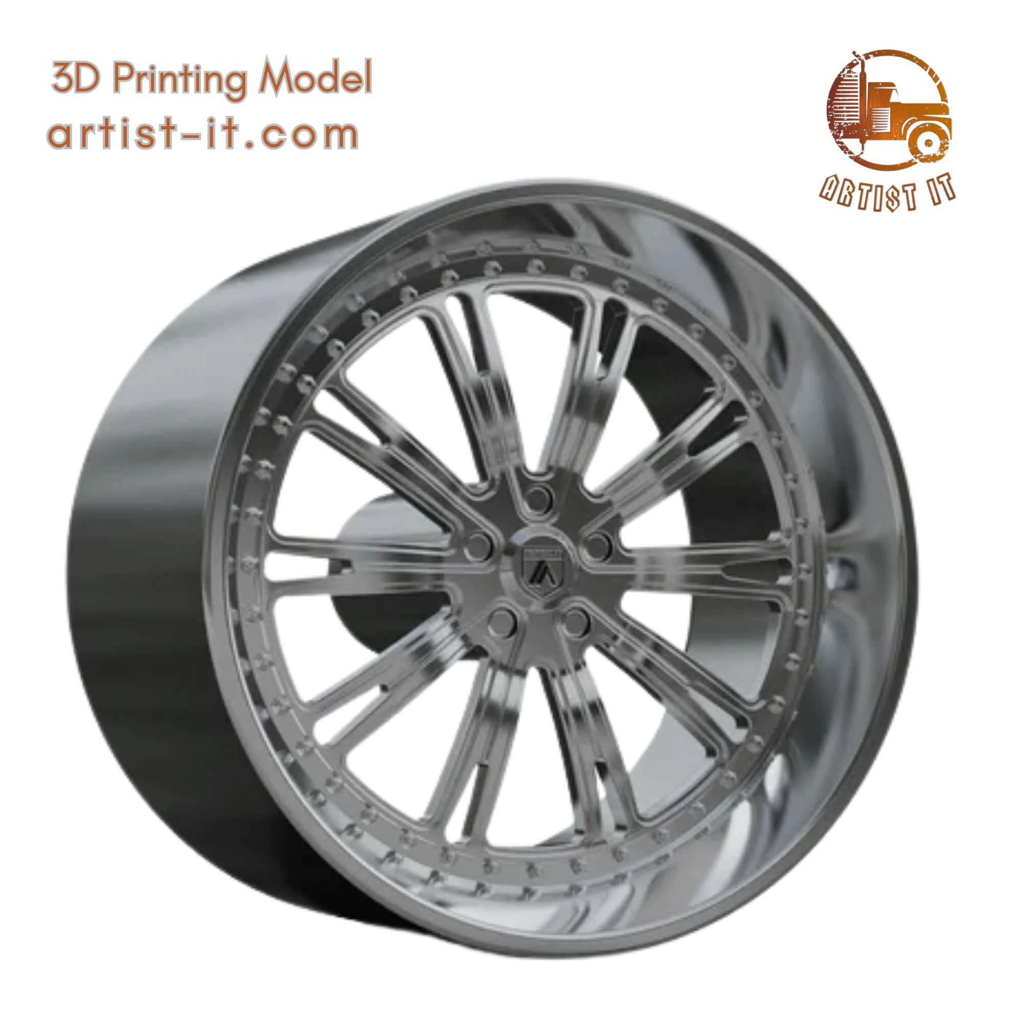 ASANTI AF841 WHEEL 3D Print Model .c4d .max .obj .3ds .fbx .stl .blend 