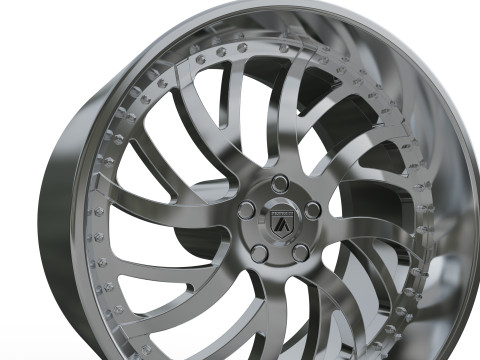 ASANTI AF862 WHEEL Modelo de Impressão 3D