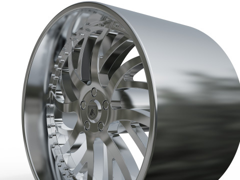 ASANTI AF862 WHEEL Modelo de Impressão 3D