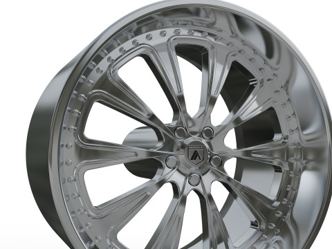 ASANTI AF867 WHEEL 3Dプリントモデル