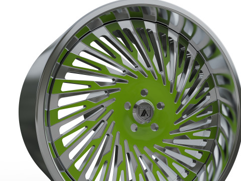 ASANTI AF869 WHEEL 3D प्रिंट मॉडल