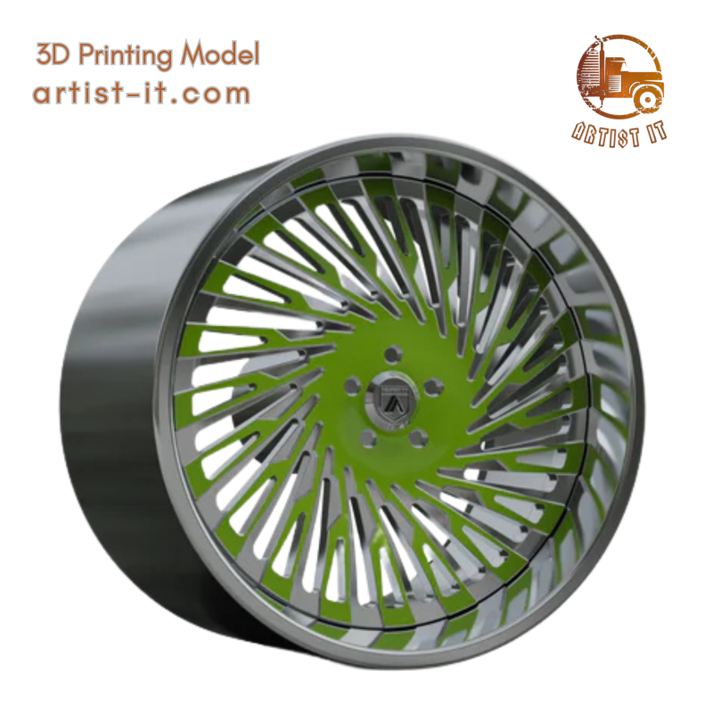 ASANTI AF869 WHEEL 3D Print Model .c4d .max .obj .3ds .fbx .stl .blend 