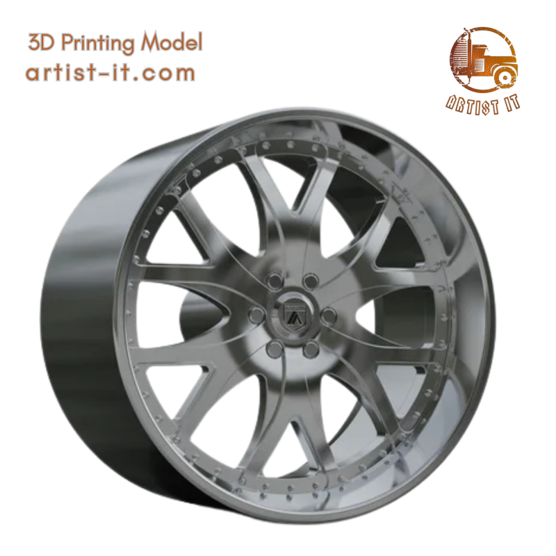 ASANTI AF873 WHEEL 3D Print Model .c4d .max .obj .3ds .fbx .stl .blend 