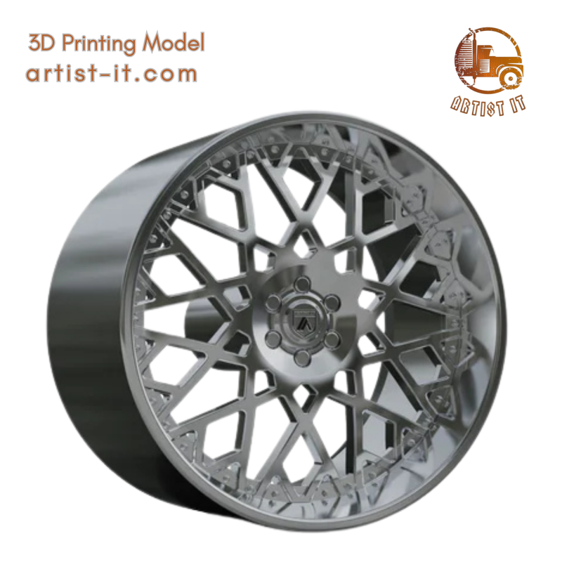 ASANTI AF890 WHEEL 3D Print Model .c4d .max .obj .3ds .fbx .stl .blend 