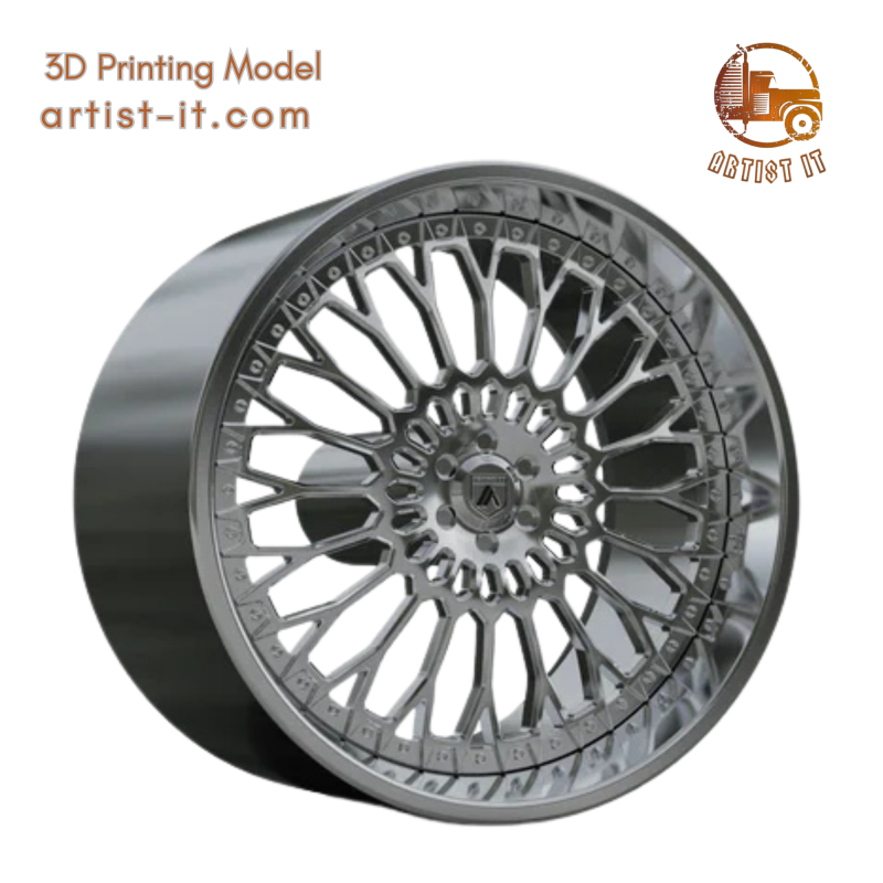 ASANTI AF891 WHEEL 3D Print Model .c4d .max .obj .3ds .fbx .stl .blend 