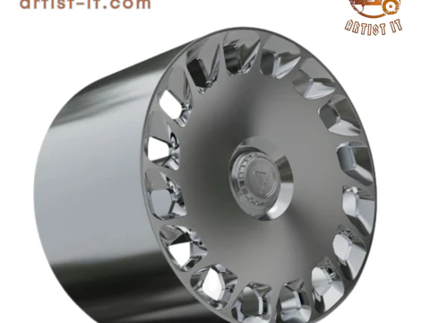 ASANTI ARISTOCRAT WHEEL 3D Print Model