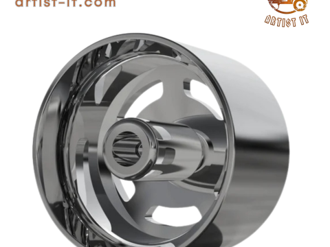 BILLET SPECIALATIES BONNEVILLE WHEEL 3D Print Model